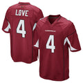 A.Cardinals #4 Jeremiyah Love Player Cardinal Home Game Odoa Stitched Jerseys