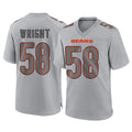 C.Bears #58 Darnell Wright Player Gray Atmosphere Fashion Game Odoa Stitched Jerseys