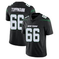NY.Jets #66 Joe Tippmann Player Stealth Black Limited Vapor Home Game Odoa Stitched Jerseys
