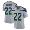 S.Seahawks #22 Rashid Shaheed Player Gray Limited Vapor Untouchable Home Game Odoa Stitched Jerseys