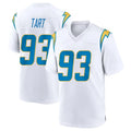 LA.Chargers #93 Teair Tart Player White Home Game Odoa Stitched Jerseys