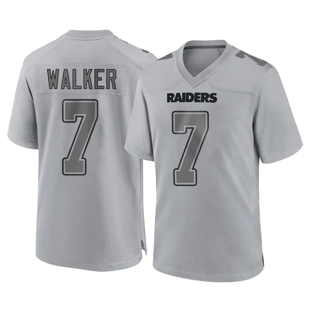 LV.Raiders #7 Quay Walker Player Gray Atmosphere Fashion Limited Game Odoa Stitched Jerseys