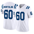 IN.Colts #60 Tanor Bortolini Player White Limited Vapor F.U.S.E. Home Game Odoa Stitched Jerseys