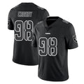 LV.Raiders #98 Maxx Crosby Player Black Limited Black Impact Home Game Odoa Stitched Jerseys