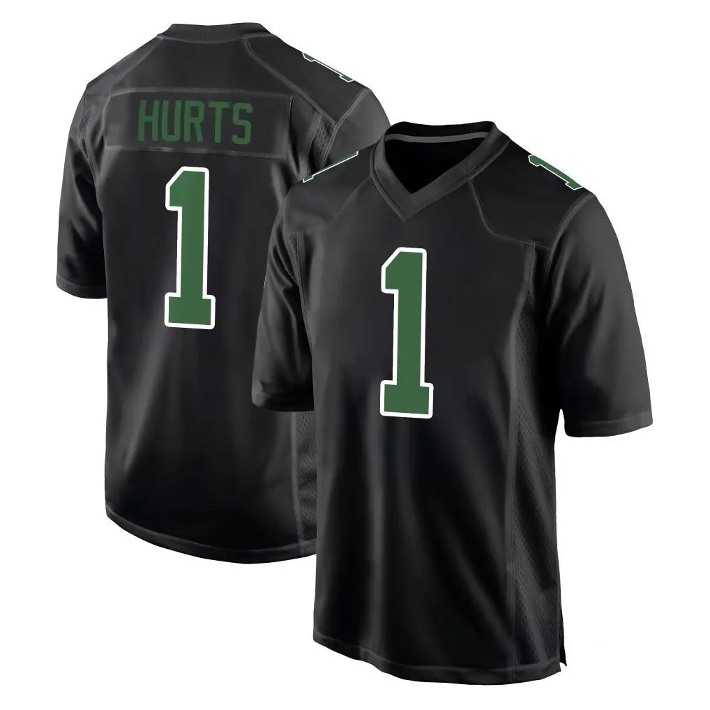 P.Eagles #1 Jalen Hurts Player Carbon Green Fashion Home Game Odoa Stitched Jerseys