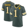 GB.Packers #1 Micah Parsons Player Green 2026 Rivalries Collection Home Game Odoa Stitched Jerseys