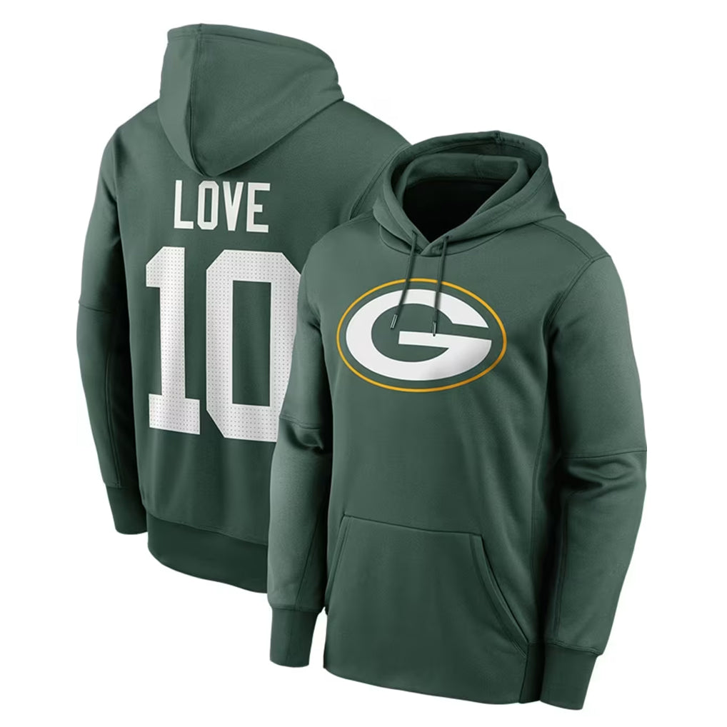 GB.Packers #10 Jordan Love Player Green Pullover Hoodies Limited Odoa Stitched Jerseys