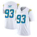 LA.Chargers #93 Teair Tart Player White Limited Vapor Untouchable Home Game Odoa Stitched Jerseys