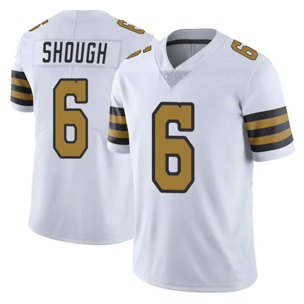 NO.Saints #6 Tyler Shough Player White Limited Color Rush Home Game Odoa Stitched Jerseys