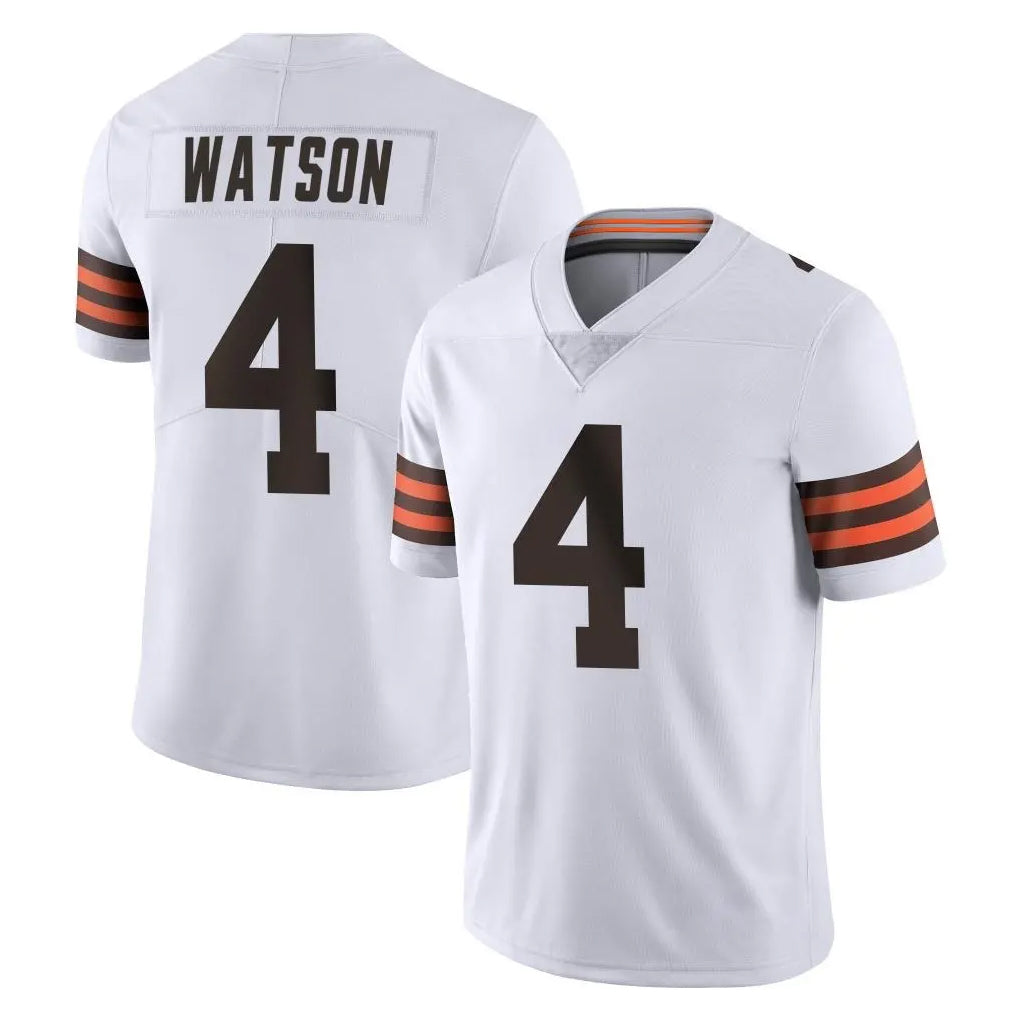 C.Browns #4 Deshaun Watson Player White Vapor Untouchable Limited Home Game Odoa Stitched Jerseys