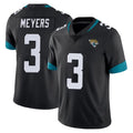J.Jaguars #3 Jakobi Meyers Player Black Vapor Untouchable Limited Home Game Odoa Stitched Jerseys