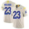 LA.Rams #23 Kyren Williams Player Bone Limited Vapor Home Game Odoa Stitched Jerseys