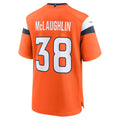 Odoa D.Broncos #38 Jaleel McLaughlin Orange Alternate Game Jersey