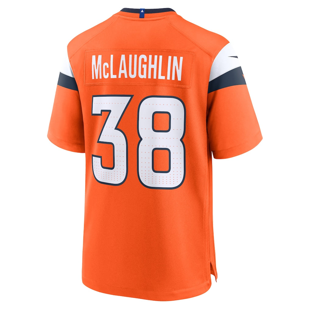 Odoa D.Broncos #38 Jaleel McLaughlin Orange Alternate Game Jersey