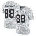 KC.Chiefs #88 Tony Gonzalez Player Arctic Camo Salute To Service Limited Game Odoa Stitched Jerseys