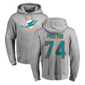 M.Dolphins #74 Kadyn Proctor Player Gray LOGO Pullover Hoodies Limited Odoa Stitched Jerseys