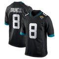 J.Jaguars #8 Mark Brunell?Player Black Home Game Odoa Stitched Jerseys