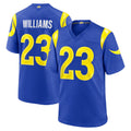 LA.Rams #23 Kyren Williams Player Royal Limited Home Game Odoa Stitched Jerseys