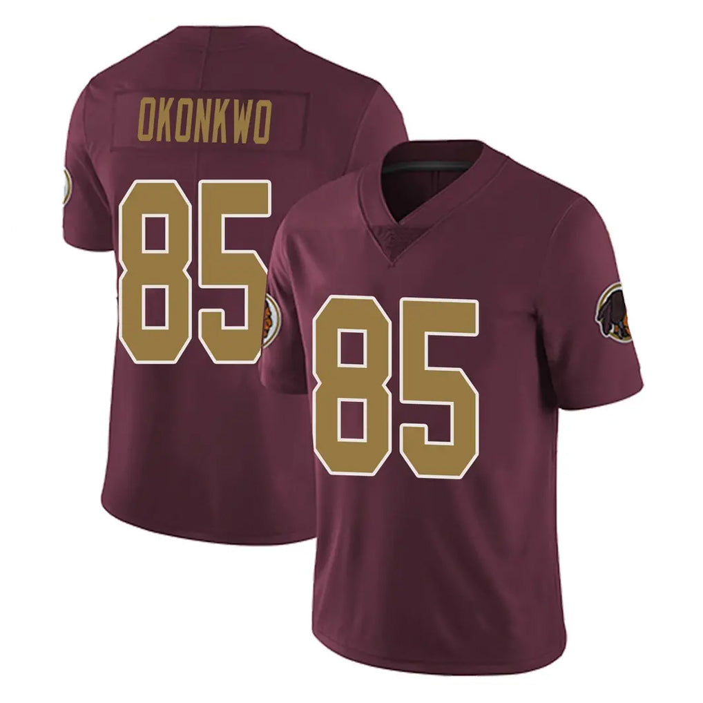 W.Commanders #85 Chig Okonkwo Player Burgundy Alternate Vapor Untouchable Home Game Odoa Stitched Jerseys