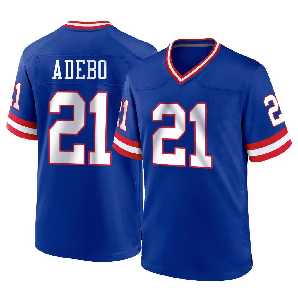 NY.Giants #21 Paulson Adebo Player Royal Classic Home Game Odoa Stitched Jerseys