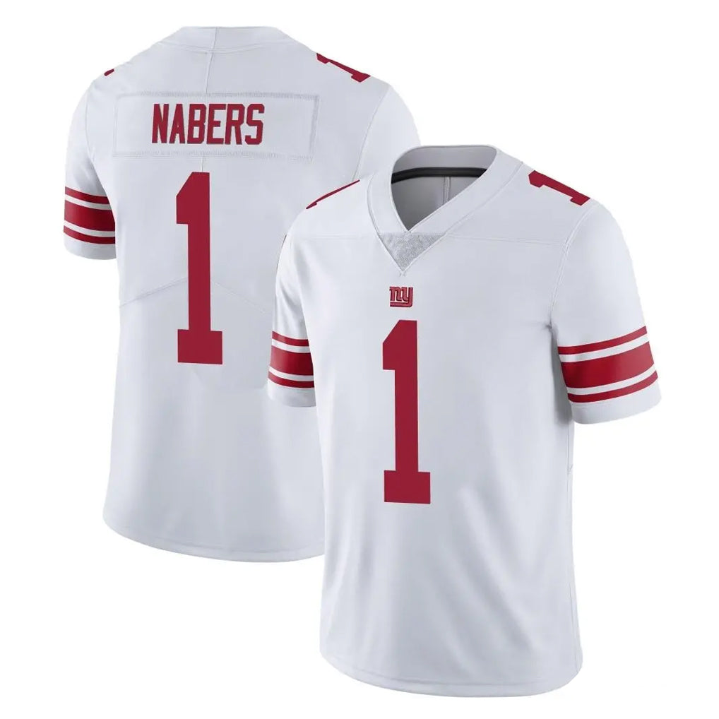 NY.Giants #1 Malik Nabers Player White Limited Vapor Untouchable Home Game Odoa Stitched Jerseys