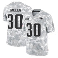 NE.Patriots #30 Jam Miller Player Arctic Camo Salute To Service Limited Game Odoa Stitched Jerseys