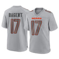 C.Bears #17 Tyson Bagent Player Gray Atmosphere Fashion Game Odoa Stitched Jerseys