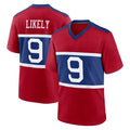 NY.Giants #9 Lsaiah Likely Player Red Century Home Game Odoa Stitched Jerseys
