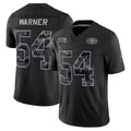 Odoa SF.49ers #54 Fred Warner Player Black Limited 2026 Salute to Service Home Game Stitched Jerseys