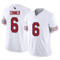 A.Cardinals #6 James Conner Player White Vapor F.U.S.E. Limited Home Game Odoa Stitched Jerseys