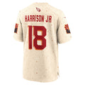 A.Cardinals #18 Marvin Harrison Jr. Player Cream Rivalries Collection Game Odoa Stitched Jerseys
