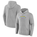 LA.Chargers ## Chargers Blank Player Gray LOGO Pullover Hoodies Home Game Odoa Stitched Jerseys