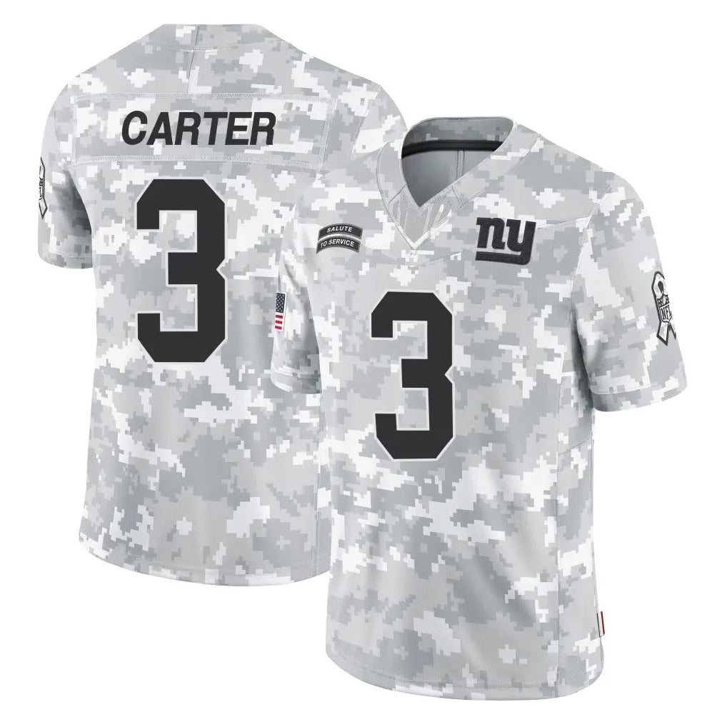 NY.Giants #3 Abdul Carter Player Arctic Camo Salute To Service Limited Game Odoa Stitched Jerseys