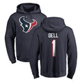 H.Texans #1 Tank Dell Player Navy Pro Line Pullover Hoodie Limited Game Odoa Stitched Jerseys