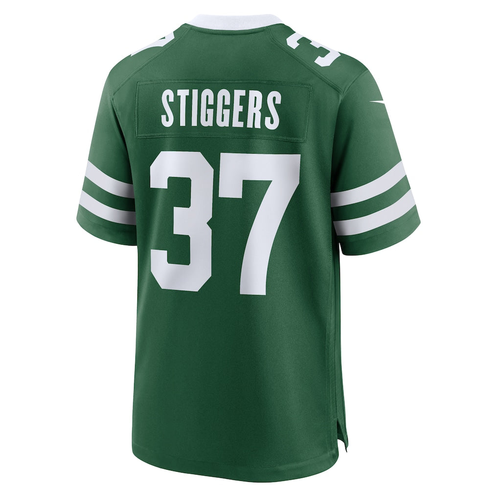 Odoa NY.Jets #37 Qwan'tez Stiggers Legacy Green Team Game Jersey