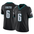 P.Eagles #6 DeVonta Smith Player Black Limited Vapor F.U.S.E. Home Game Odoa Stitched Jerseys