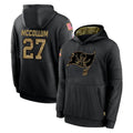 TB.Buccaneers #27 Zyon McCollum Player Black Salute to Service Sideline Performance Pullover Hoodies Home Game Odoa Stitched Jerseys