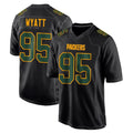 GB.Packers #95 Devonte Wyatt Player Black Fashion Home Game Odoa Stitched Jerseys