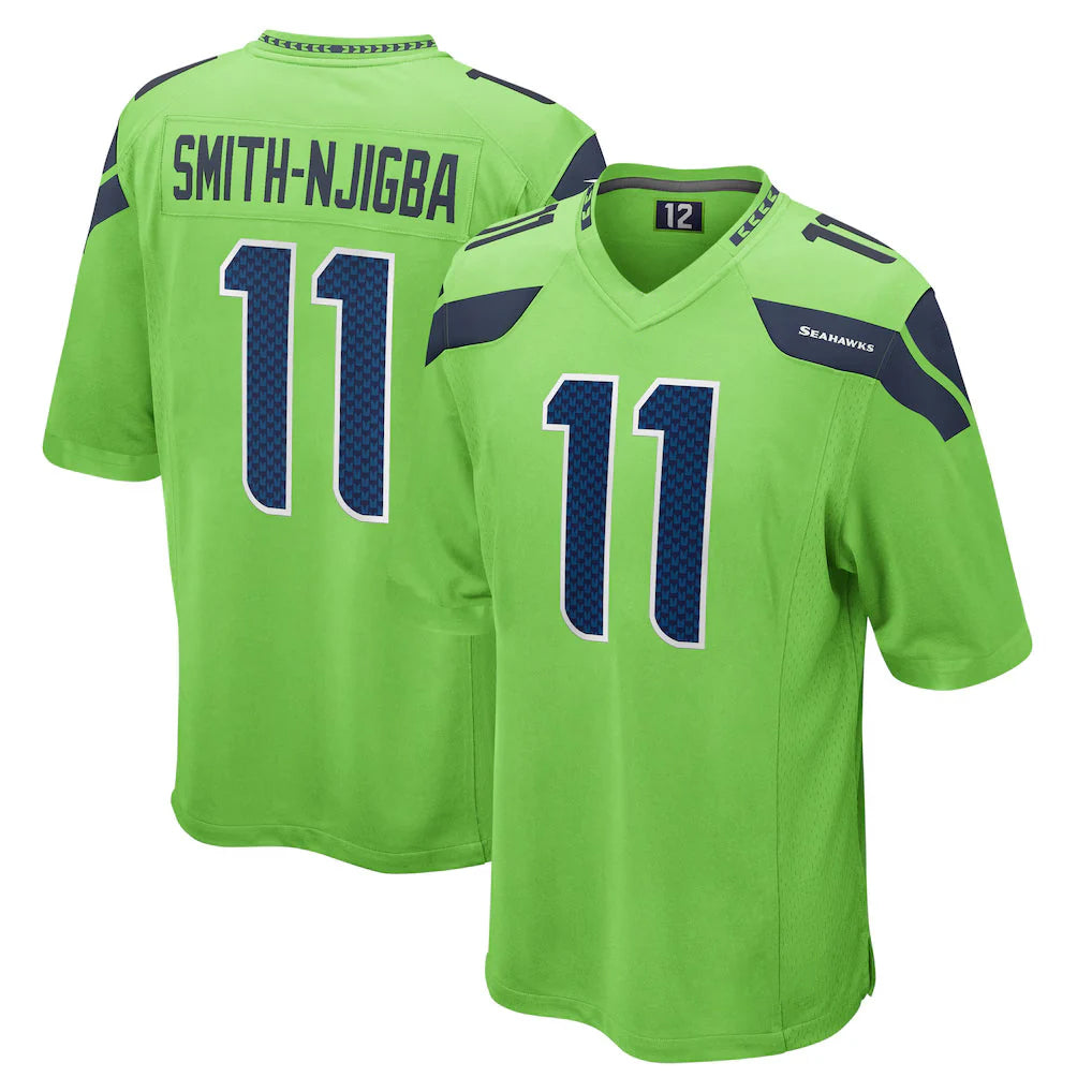 S.Seahawks #11 Jaxon Smith-Njigba Player Green Home Game Odoa Stitched Jerseys