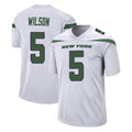 NY.Jets #5 Garrett Wilson Player White Spotlight Home Game Odoa Stitched Jerseys