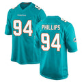 M.Dolphins #94 Jordan Phillips Player Aqua Home Game Odoa Stitched Jerseys