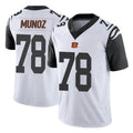 C.Bengals #78 Anthony Munoz Player White Color Rush Vapor Untouchable Limted Home Game Odoa Stitched Jerseys