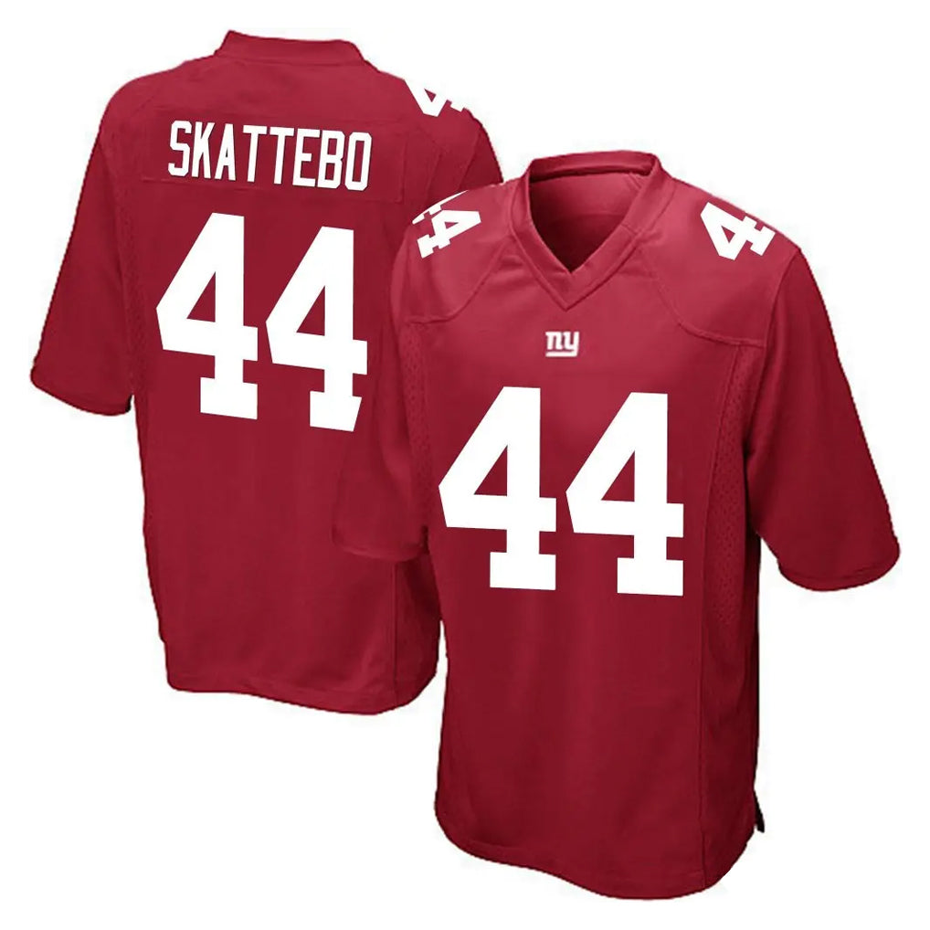 NY.Giants #44 Cam Skattebo Player Red Home Game Odoa Stitched Jerseys