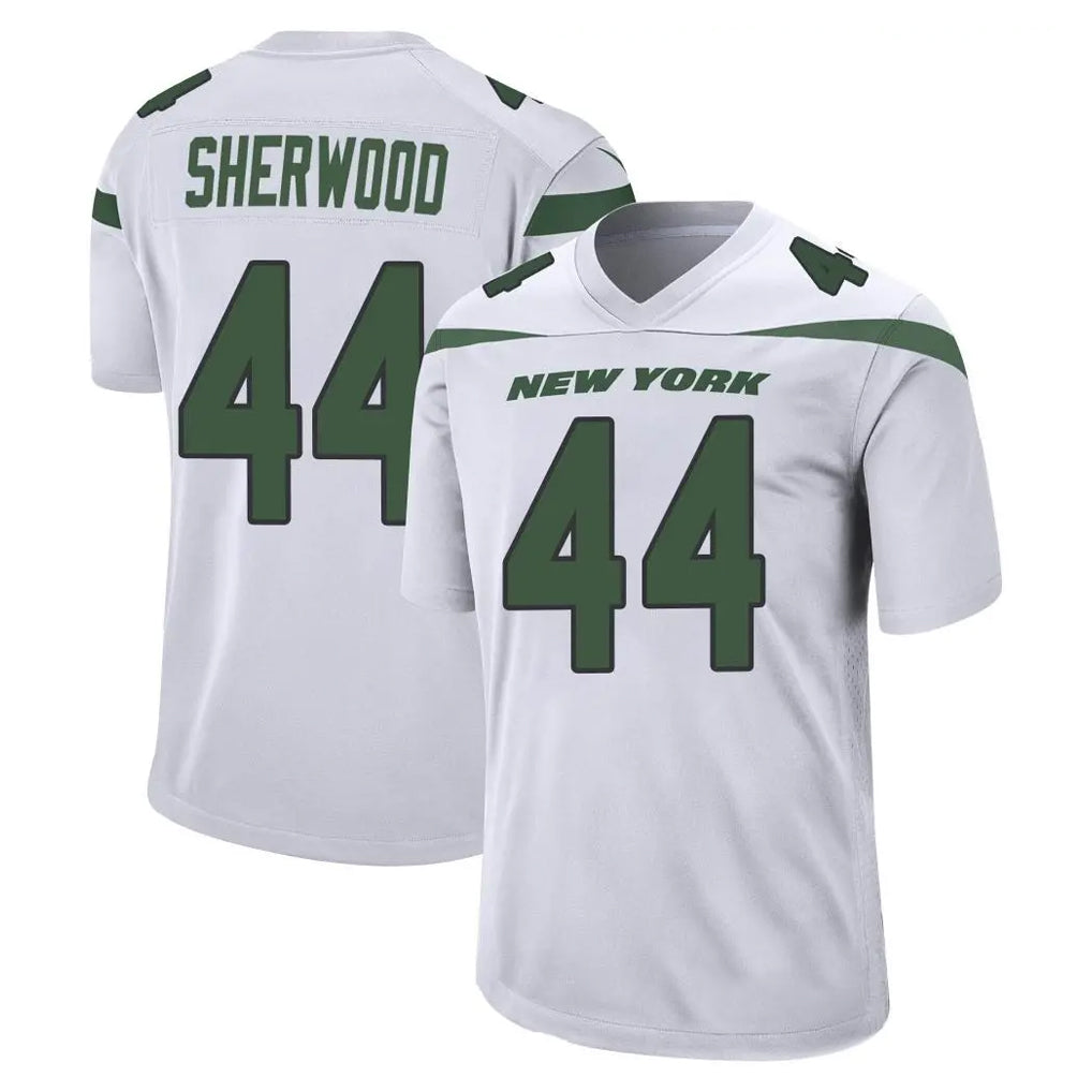 NY.Jets #44 Jamien Sherwood Player White Spotlight Home Game Odoa Stitched Jerseys