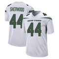 NY.Jets #44 Jamien Sherwood Player White Spotlight Home Game Odoa Stitched Jerseys