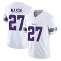 M.Vikings #27 Jordan Mason Player White Limited Alternate Vapor F.U.S.E. Home Game Odoa Stitched Jerseys
