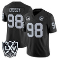LV.Raiders #98 Maxx Crosby Player Black 2026 Vapor Limited Home Game Odoa Stitched Jerseys