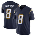 LA.Chargers #8 Omarion Hampton Player Navy Vapor F.U.S.E. Limited Home Game Odoa Stitched Jerseys