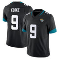 J.Jaguars #9 Logan Cooke Player Black Vapor Untouchable Limited Home Game Odoa Stitched Jerseys