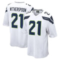 S.Seahawks #21 Devon Witherspoon Player White Home Game Odoa Stitched Jerseys